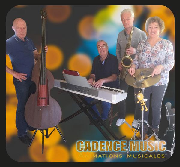Cadence jazz quartet bords arrondis filigrane 1